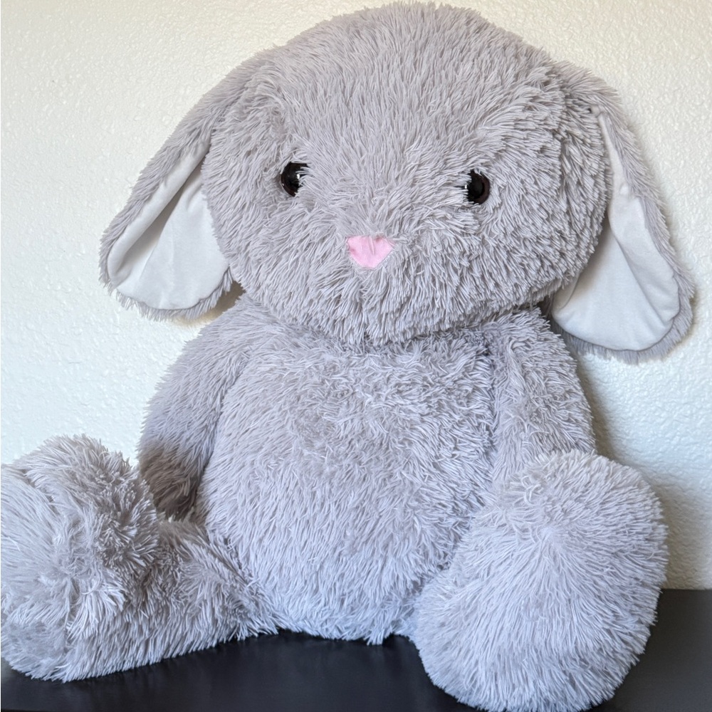Gray Plush Bunny Toy